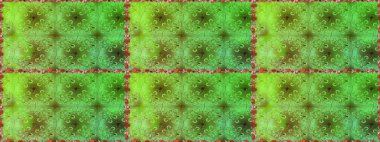 Çok yeşil zarif küçük çiçekler ve yeşil renkli komik böcekler, raster desen, illüstrasyon.