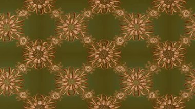 Renkli unsurlarla hareketli arka plan görüntüleri. Çiçekler. Eski model. Bayrak tarzı. Video kaydı. Şablon. Döngü. Kusursuz.. 