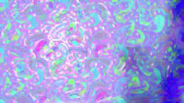 Renkli unsurlarla hareketli arka plan görüntüleri. Çiçekler. Eski model. Bayrak tarzı. Video kaydı. Şablon. Döngü. Kusursuz.. 