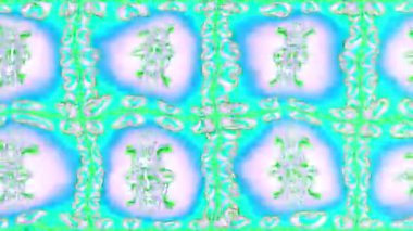 Renkli unsurlarla hareketli arka plan görüntüleri. Çiçekler. Eski model. Bayrak tarzı. Video kaydı. Şablon. Döngü. Kusursuz.. 