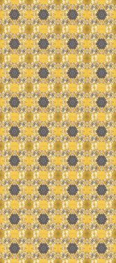 Çiçek desenli altın metal. Kusursuz altın desen. Raster altın çiçek süsü brokar kumaş ve cam desenli. Altın elementli sarı, bej ve nötr renkler.