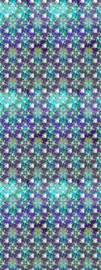 Raster illüstrasyonu. El çizimi. Çiçekler, dallar, bitkiler ve çiçekler. Güzel kumaş deseni.