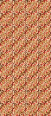 Kahverengi, turuncu ve bej renklerinde altın desenli altın elementler. Kusursuz klasik altın desen. Raster geleneksel oryantasyon süsü.