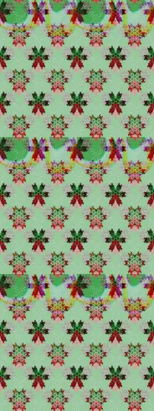 Güzel suluboya çiçekler, parlak boya inspineutral ve yeşil çiçek desenli dikişsiz arka plan. Raster..