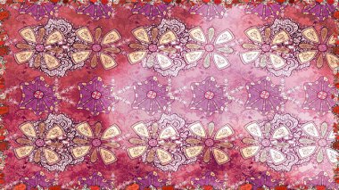 Çiçekli yaz çiçekleri. Kusursuz. Motley illüstrasyonu. Küçük renkli çiçekler. Küçük çiçekte güzel bir desen. Moda baskıları için zarif bir şablon.