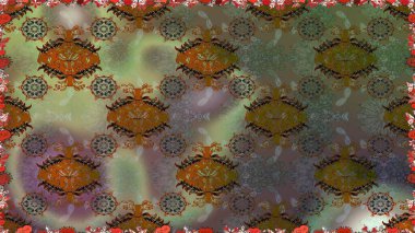 Çiçekler, yapraklar, dekoratif elementler, sıçramalar, lekeler, el çizimleri çizimleri ve Doodle çizimleri, grafik raster çizimleri.