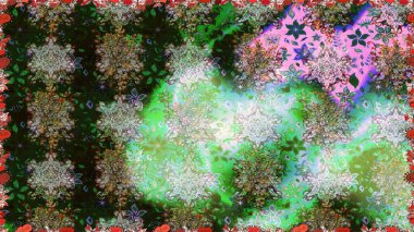 Dekorasyon ve tasarım için güzel bir desen. Moda baskısı. Suluboya kusursuz desen. Çiçeğin suluboya çizimlerinin mükemmel deseni. Raster illüstrasyonu. Eski.