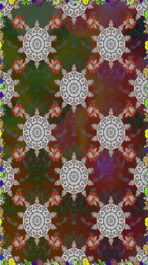 Eski model. Moda baskısı. Çiçeğin suluboya çizimlerinin mükemmel deseni. Suluboya kusursuz desen. Dekorasyon ve tasarım için güzel desen.