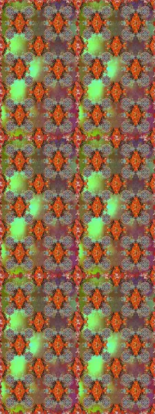 Parlak renkli fantezi çiçekleri, yapraklar, kahverengi ve yeşil renkli tomurcuklar kahverengi ve yeşil. Çiçeksiz desenli, suluboya elle çizilmiş elementler..