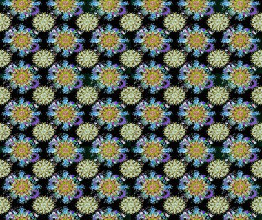 Raster Hip kumaş deseni. Kusursuz Vintage Çiçek Deseni.