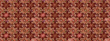 Raster altın pürüzsüz desen. Arkaplan, kumaş, altın duvar kağıdı. Kahverengi renklerde altın desenler ve altın elementler. Düz elle çizilmiş vintage koleksiyonu.