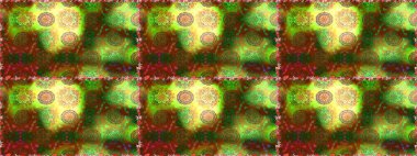 Raster Moda kumaş deseni. Çizgisiz desen. Şirin çiçekler..