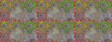 Çizgisiz desen. Raster Moda kumaş deseni. Şirin çiçekler..