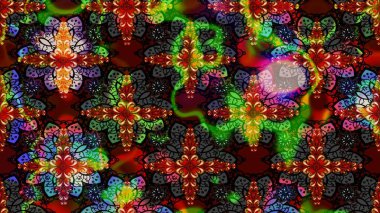 Çiçekler suluboya eskiz deseni. Raster Stili kumaş deseni.