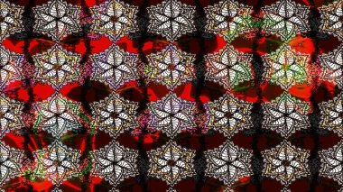 Bahar çiçekleriyle güzel bir çiçek deseni çizmişsin. Güzel kumaş deseni. Raster illüstrasyonu.