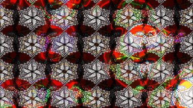 Küçük çiçekteki sevimli çiçek deseni. Güzel karalamalı çiçek desenli çizim. Güzel kumaş deseni. Raster illüstrasyonu.