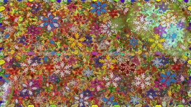 Tatil havası. Nazik romantik baskı. Bahar mevsimi. Raster dikişsiz sevimli çiçek deseni.