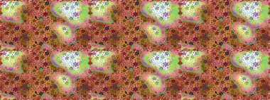 Tekstil ve kapak tasarımı için mükemmel. Doodle tarzı. Renkli kahverengi ve turuncu dikişsiz desen. El çizimi dikişsiz sonbahar çiçekleri deseni. Kahverengi ve turuncu renkte çiçekler.