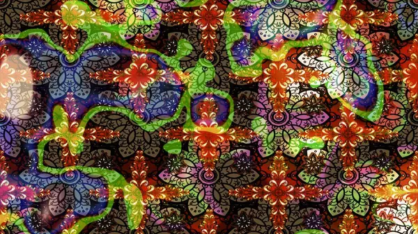 Karalama çiçekleri çizim kalıbı. Sanat, çiçeklere ilham verir ve arka plan bırakır. Kahverengi el çizimi. Raster deseni.