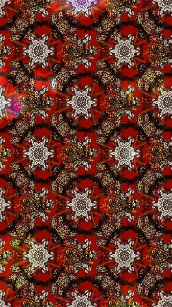 Düz Çiçek Elementleri Tasarımı. Sevimli çiçek raster deseni. Sketch Colour Spring Theme eskiz kalıbı. Kahverengi renkte çiçekler.