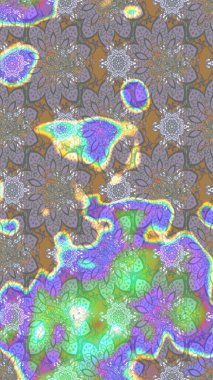 Raster Henna dövme stili. Tekstil, tebrik kartı, boyama kitabı, telefon kılıfı baskısı için kullanılabilir. Etnik Mandala süsü. Hint çiçekli desenli şal desenli..