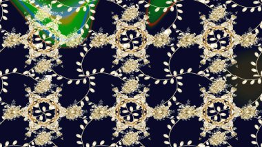 Raster illüstrasyonundaki çiçek desenli çizim. Suluboya tarzında siyah renkte çiçekler.