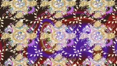 Klasik çiçek desenli. Yumuşak fayans. Raster 'ın taze dokusu. Yumuşak pamuk tasarımı. Paketleme, tekstil, duvar kağıdı için çiçek arkaplanı.