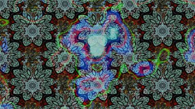 Sketch Floral Pattern in Raster illustration. Fancy fabric pattern. Colour Spring Theme sketch pattern Background. Flat Flower Elements Design.