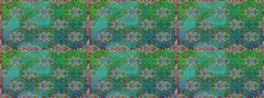 Raster Modaya uygun kumaş deseni. Düz Çiçek Elementleri Tasarımı. Yeşil renkli şirin çiçek deseni. Renkli Bahar Teması Kusursuz Arkaplan.