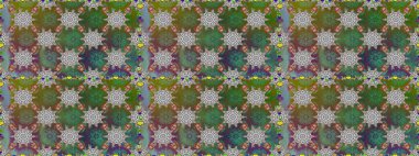 Poster ya da kapak için arka plan. Davetiye ve kartpostal tasarımı için dekoratif çiçek unsurları. Şirin, zarif çiçekler Raster illüstrasyonu. Yapraklı kusursuz desen. Tekstil için figür.