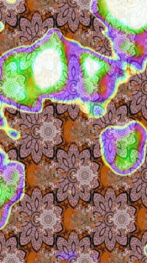 Yumuşak, bahar çiçekli arka plan. Çiçekli karalama şeklinde Raster çiçek deseni. Tarafsız renklerde çiçekler.