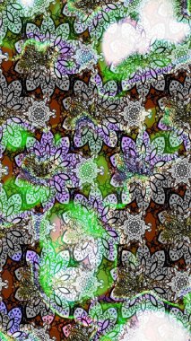 Raster suluboya çiçek deseni, narin çiçekler, gri çiçekler, tebrik kartı şablonu. Raster Güzel kumaş deseni.