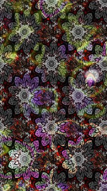 Flower eskiz arka planı. Raster illüstrasyonu. Çiçek deseni. Şatafatlı bahar bahçesi dokusu.