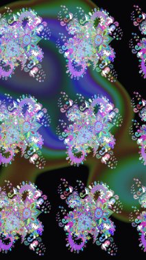 Çiçek desenli eskiz, yaz çiçekleri. Siyah renkli çiçekler. Renkli Bahar Teması eskiz kalıbı. Düz Çiçek Elementleri Tasarımı.