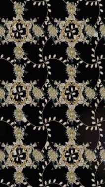 Şekil verilmiş çiçeklerle eskiz deseni. Süslü zentangle çizim dokusu, soyut çiçeklerle süslenmiş. Çiçek deseni duvar kağıdı, şablon dolguları ve web sayfası arkaplanı için kullanılabilir.