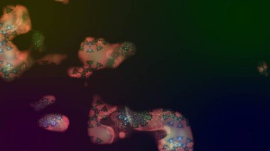 Gri renkli etnik çiçekli zarif eskiz deseni. Asya Tekstil 'inde Raster Çiçek İllüstrasyonu.