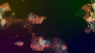 Çiçekli çiçek deseni, suluboya. Kahverengi renkli çiçekler. Renkli Bahar Teması eskiz kalıbı. Düz Çiçek Elementleri Tasarımı. Raster illüstrasyonu.