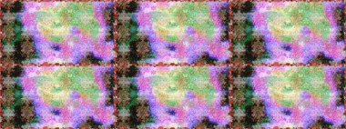 Küçük çiçekte güzel bir desen. Moda baskıları için zarif bir şablon. Küçük renkli çiçekler. Çiçekli yaz çiçekleri. Kusursuz. Motley illüstrasyonu.