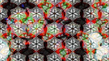 Çiçek desenli raster, nötr çizgi grafik desenli soyut raster arkaplan. Modern stil dokusu.