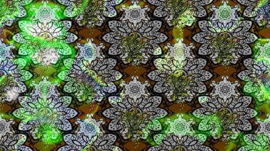 Küçük çiçekteki sevimli çiçek deseni. Raster illüstrasyonu. Tony 'nin kumaş kalıbını çiz. Modaya uygun kumaş deseni.