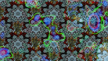 Fantezi çiçekli eskiz deseni, doğal duvar kağıdı, çiçek desenli kıvrım çizimi. Paisley el çizimi elementler. Ev dekoru.