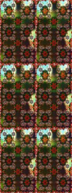 Stilize çiçek ile Seamless modeli. Süslü zentangle sorunsuz doku, soyut çiçeklerle süs. Çiçek desenli kullanılan duvar kağıdı, desen dolgularını, web sayfası arka planı için.