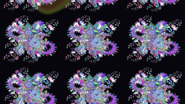 Eski model. Çiçeğin suluboya çizimlerinin mükemmel deseni. Dekorasyon ve tasarım için güzel bir desen. Suluboya çizim kalıbı. Raster illüstrasyonu. Moda yazdırma.