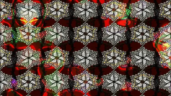 Küçük çiçekli yay deseni çiz. Raster illüstrasyonu. Suluboya tarzında siyah renkler üzerine.