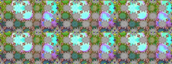 Zentangle soyut çiçekleri. Renkli Bahar Temalı Kusursuz Arkaplan. Güzel kumaş deseni. Düz Çiçek Elementleri Tasarımı. Karalama çiçeği. Raster illüstrasyonu.