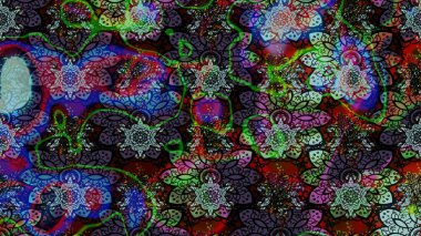 Çiçekli eskiz arkaplanı. Çocuk stili. Renkli Bahar Teması eskiz kalıbı. Düz Çiçek Elementleri Tasarımı.