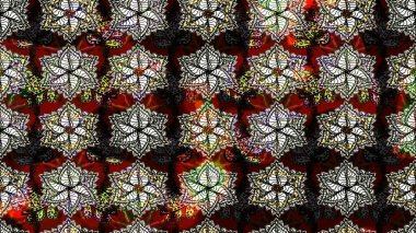 Sketch Floral Pattern in Raster illustration. Fancy fabric pattern. Colour Spring Theme sketch pattern Background. Flat Flower Elements Design.