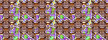 Raster illüstrasyonu. Eskiz arkaplan modeli. Suluboya, elle çizilmiş. Tarafsız renklerde yaprakları olan yabani çiçekler.