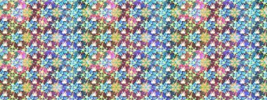 Güzel kumaş deseni. Düz Çiçek Elementleri Tasarımı. Renkli Bahar Teması eskiz kalıbı. Çiçek desenli çizim. Asya tekstil tarzında. Raster illüstrasyonu.