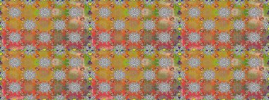 Gri çiçekli kusursuz desen, suluboya çiçek deseni, sevimli çiçek, duvar kağıdı, kart veya kumaş için fayanslı. Raster - stok.